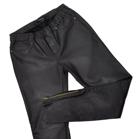 The Kooples Denim - THE KOOPLES SKIN Vegan Leather Leggings Size 26